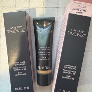 2 X  Mary Kay TimeWise Luminous 3D Foundation Beige C 220